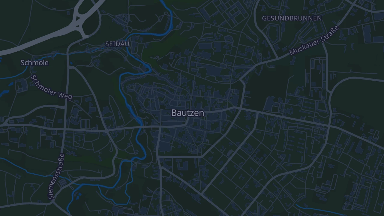 Karte von Bautzen
