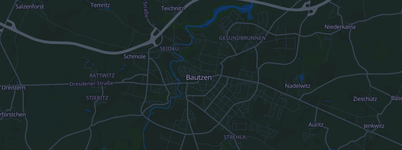 Karte von Bautzen