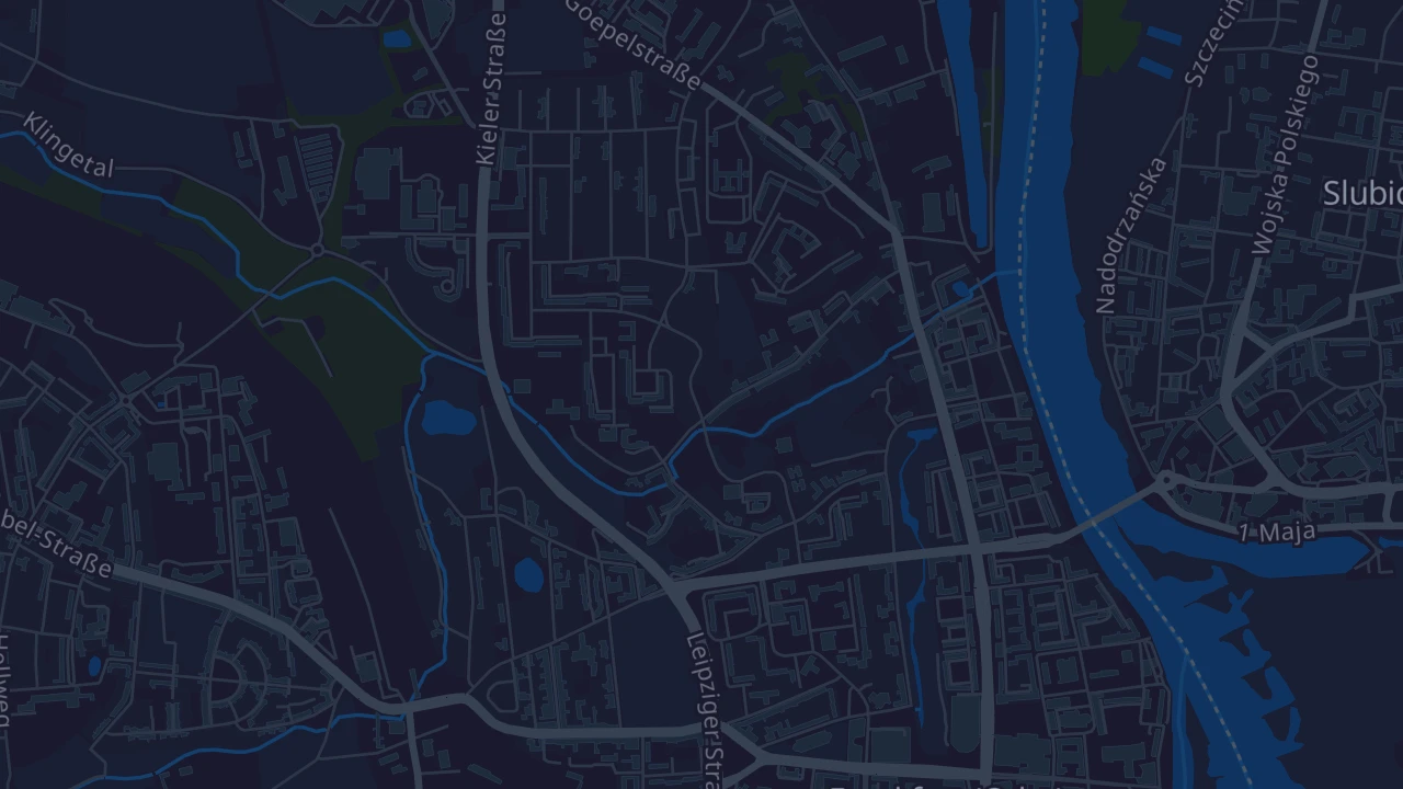 Karte von Frankfurt (Oder)
