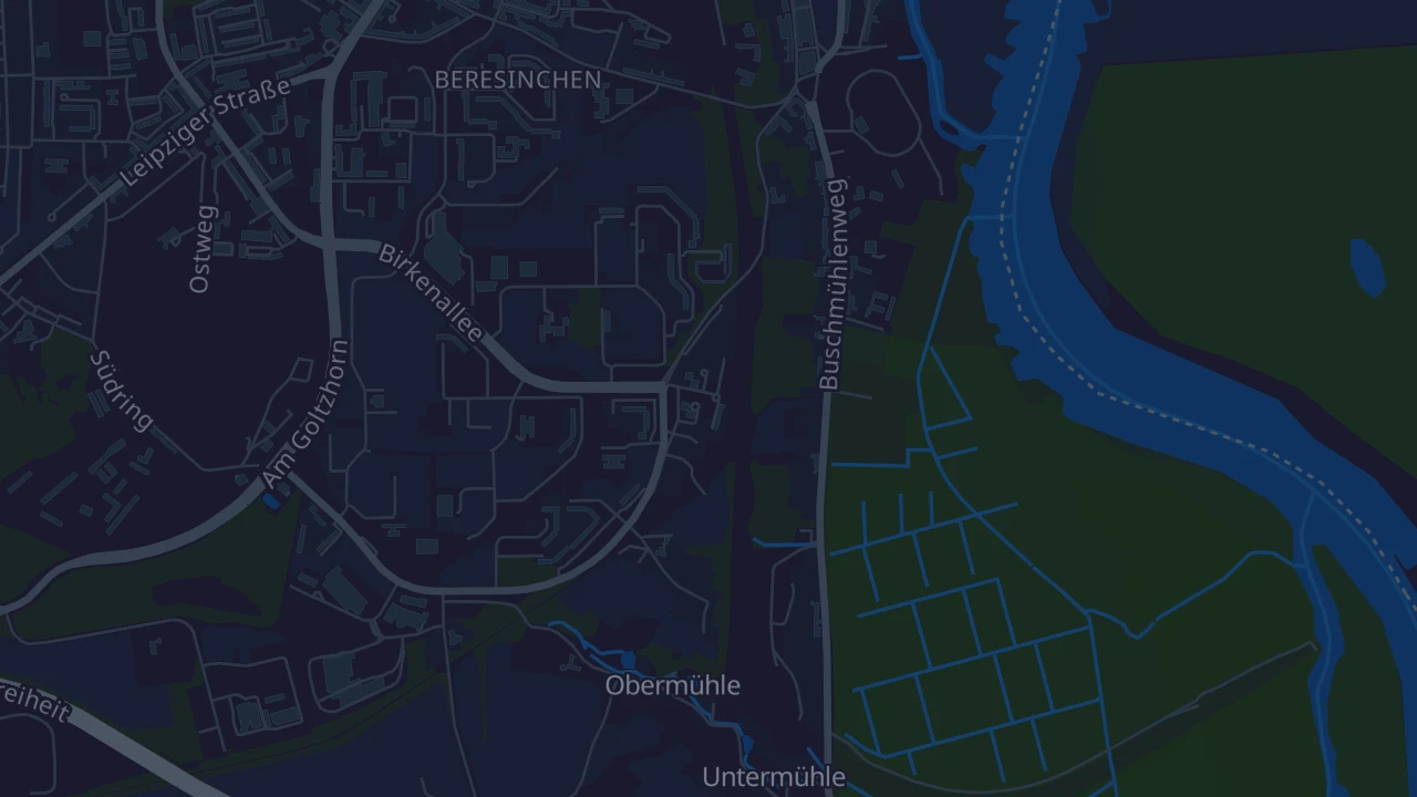 Karte von Frankfurt (Oder)