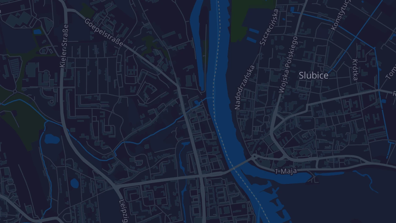 Karte von Frankfurt (Oder)