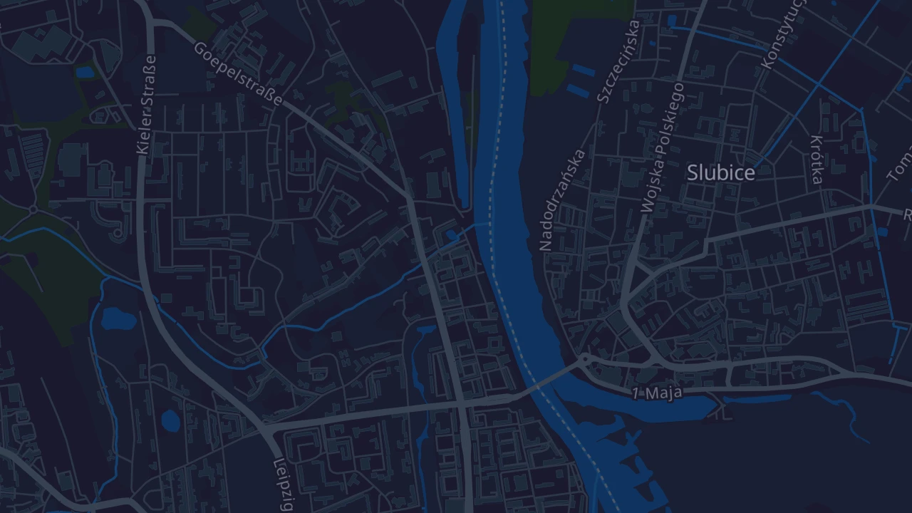 Karte von Frankfurt (Oder)