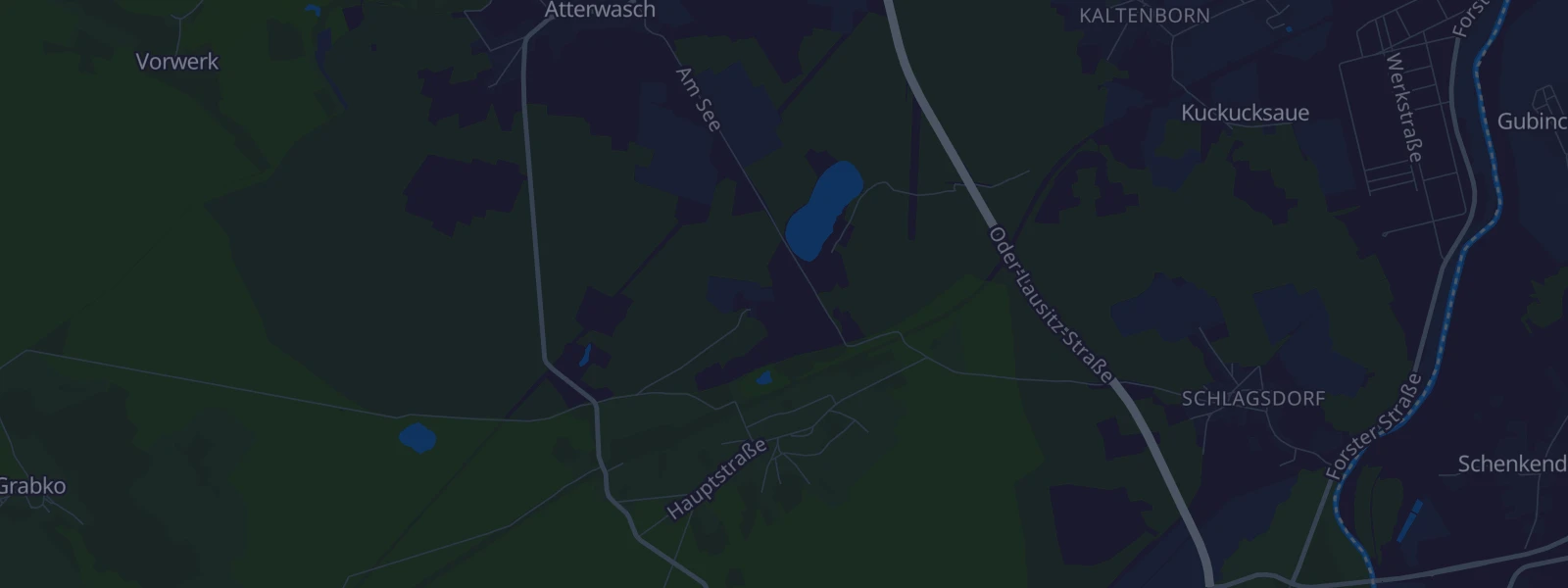 Karte von Gastrose-Kerkwitz