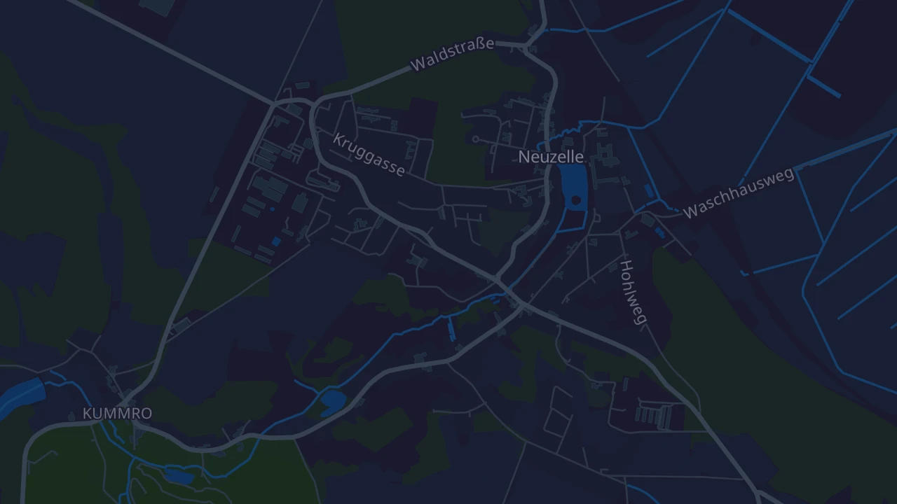 Karte von Neuzelle