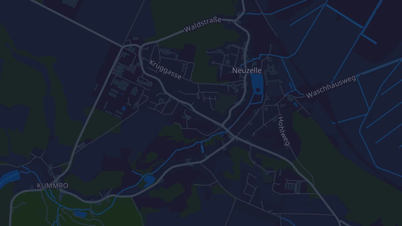 Karte von Neuzelle