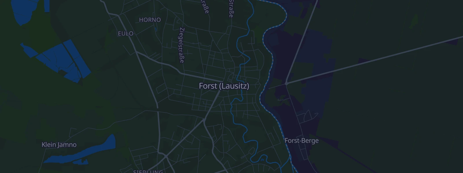 Karte von Forst/Baršć