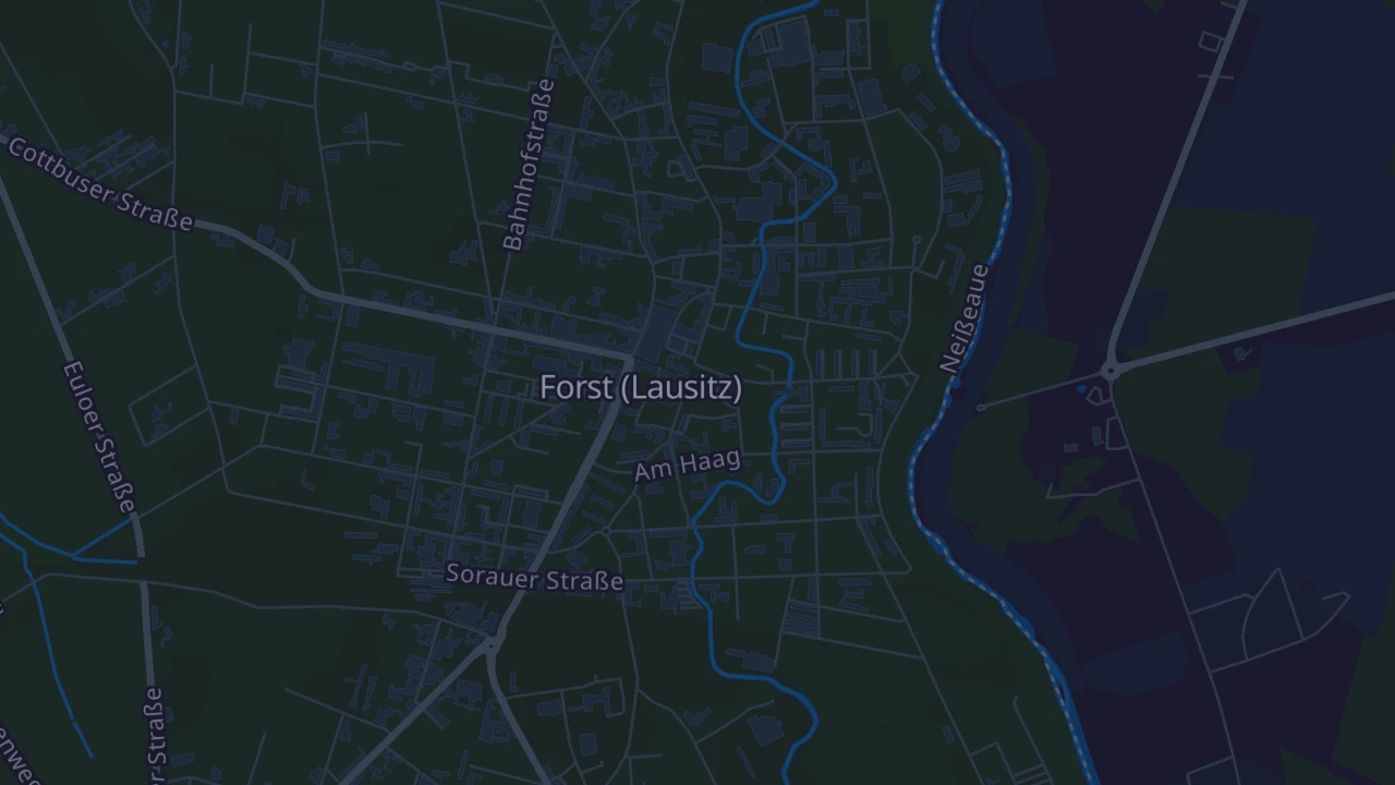 Karte von Forst/Baršć