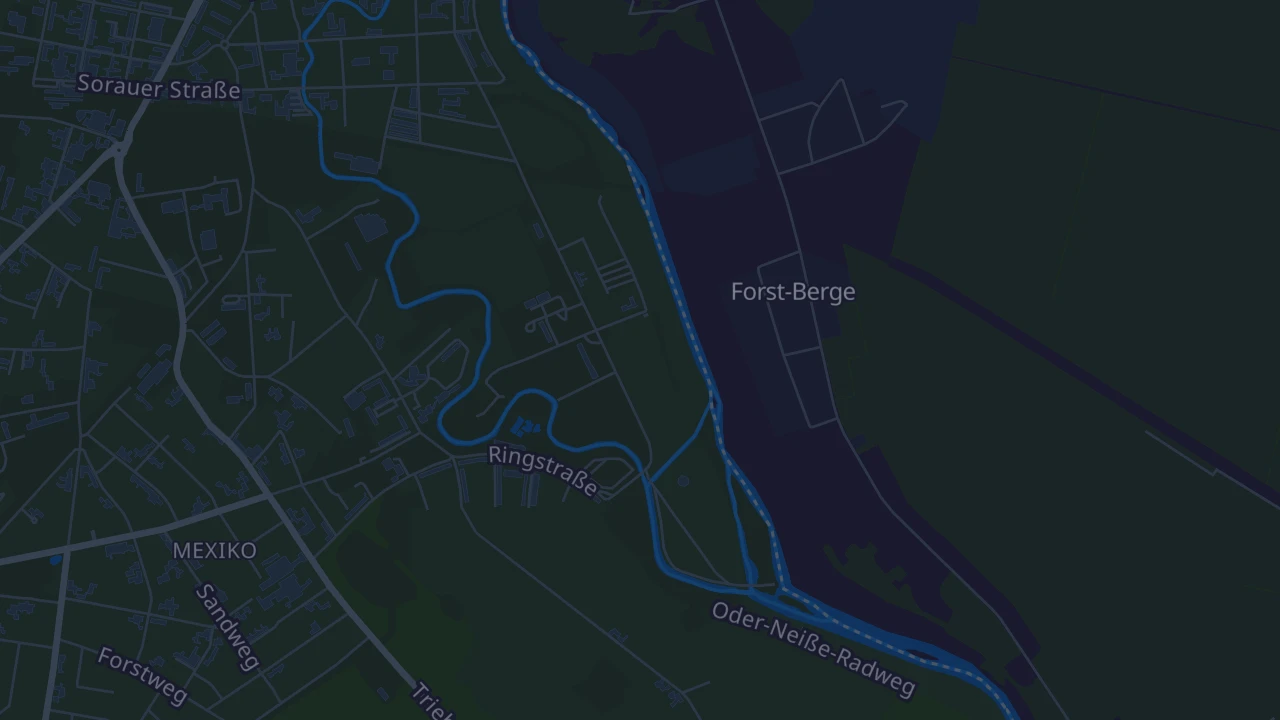 Karte von Forst (Lausitz)