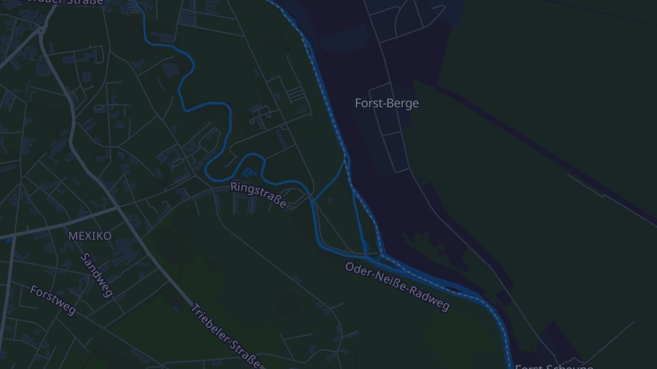 Karte von Forst (Lausitz)