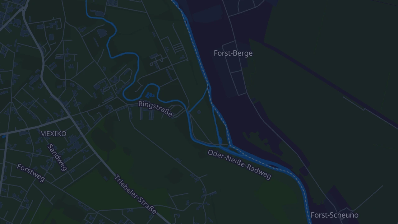Karte von Forst (Lausitz)