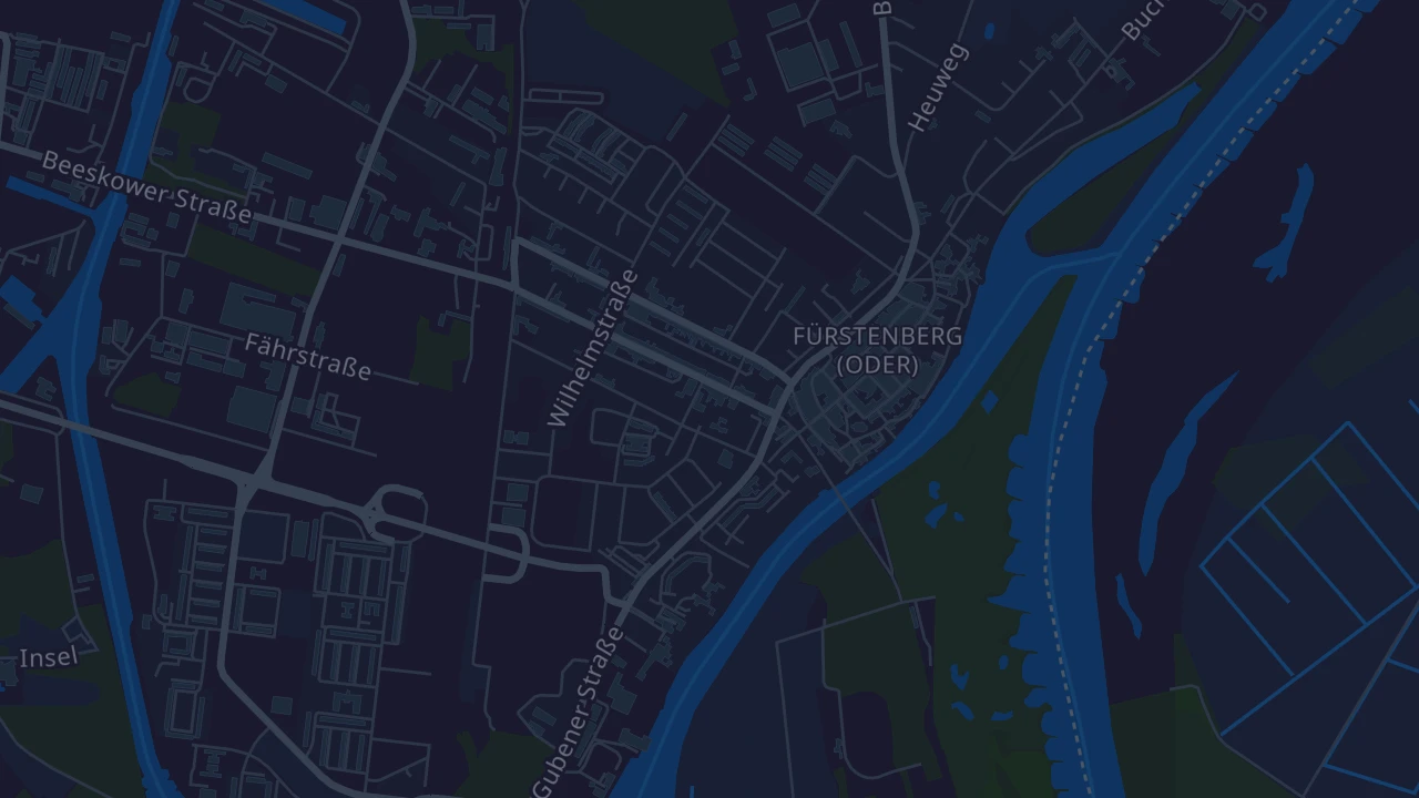 Karte von Eisenhüttenstadt