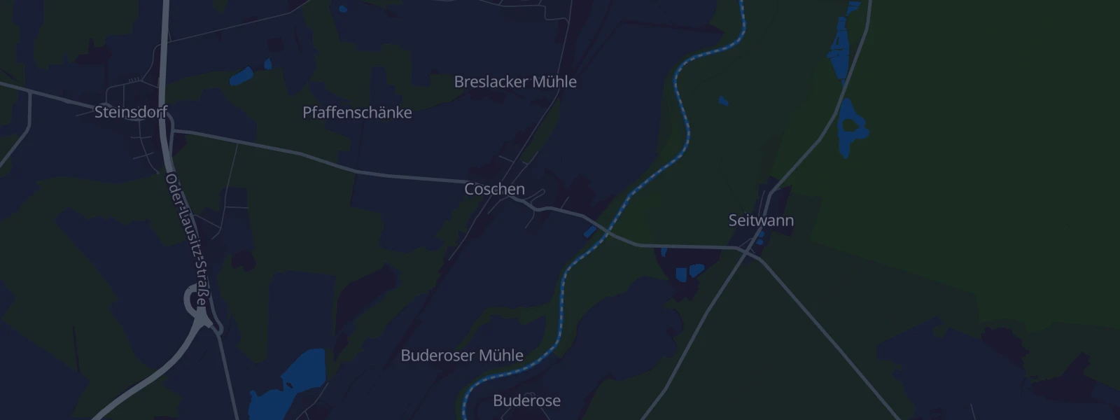 Karte von Coschen