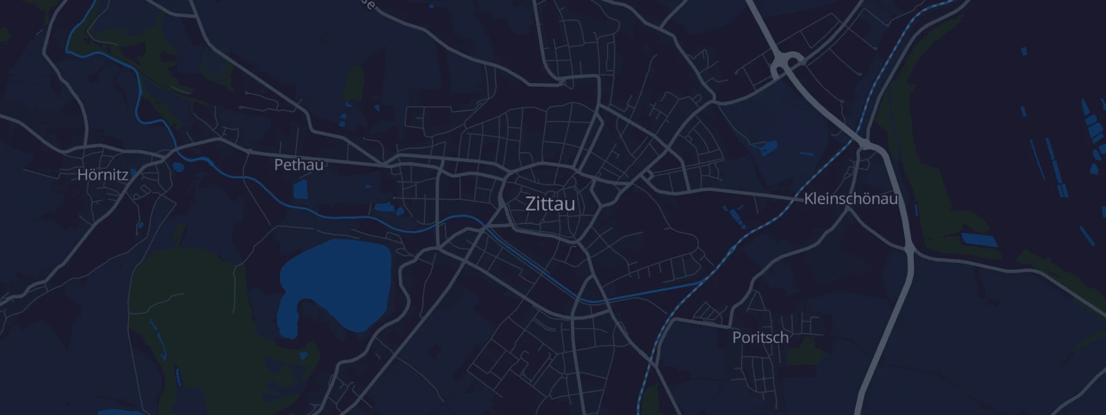 Karte von Zittau