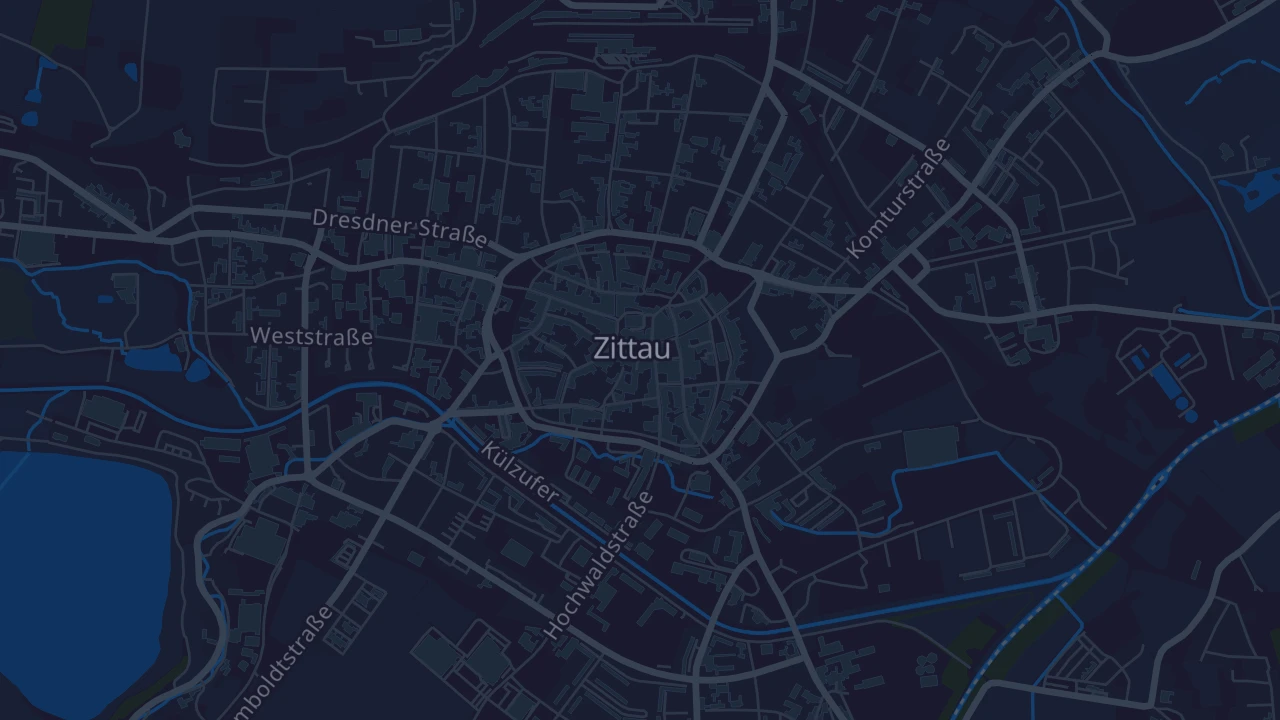 Karte von Zittau