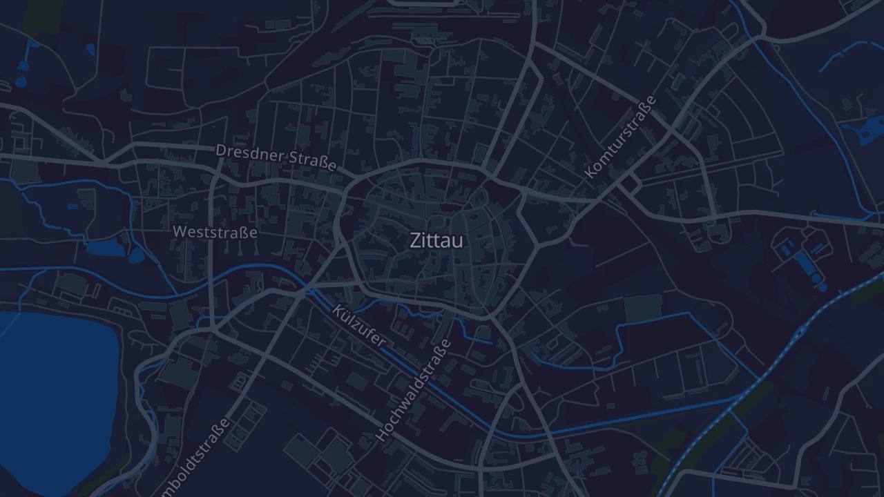 Karte von Zittau