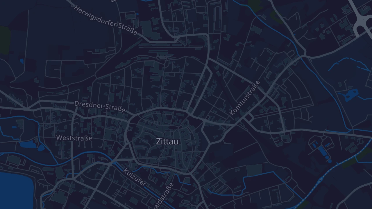 Karte von Zittau