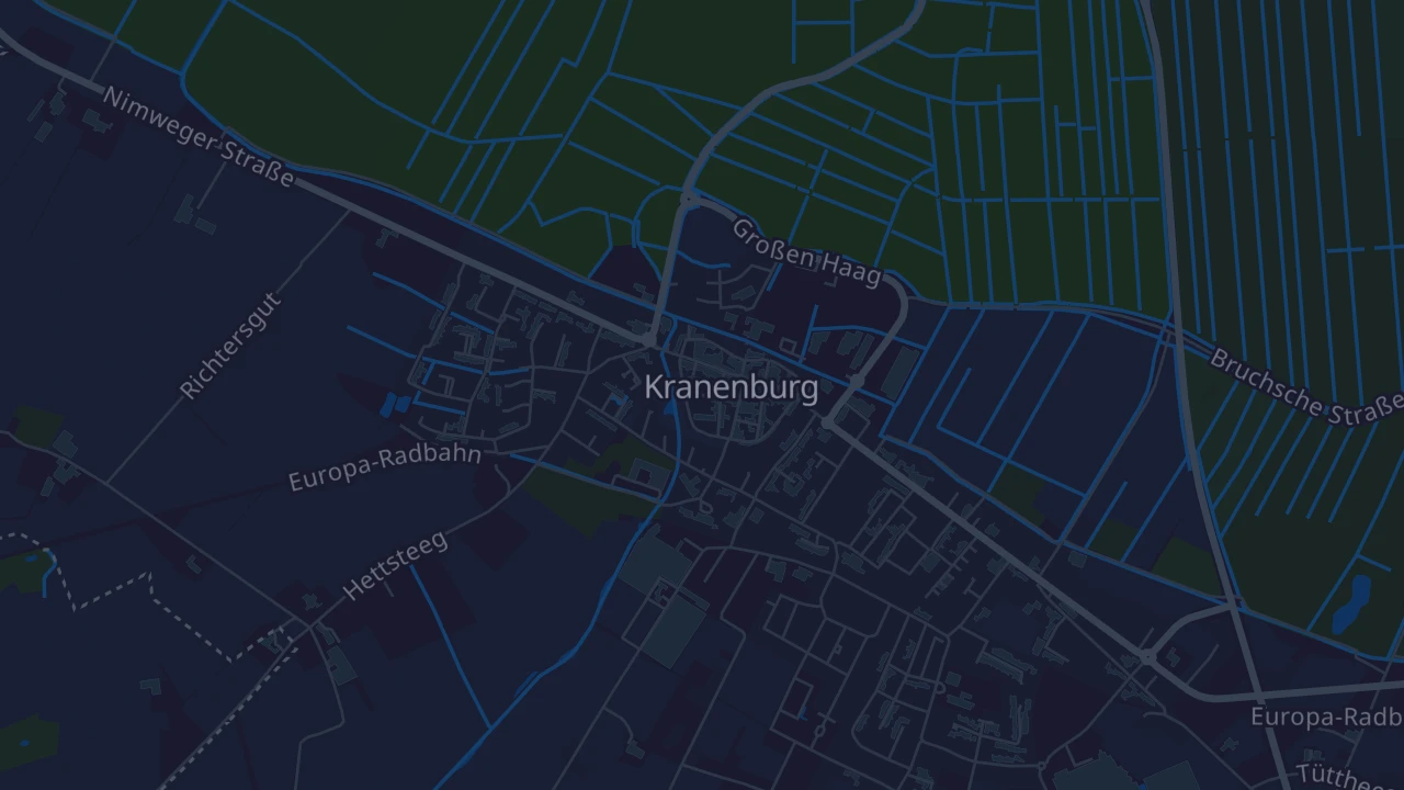 Karte von Kranenburg