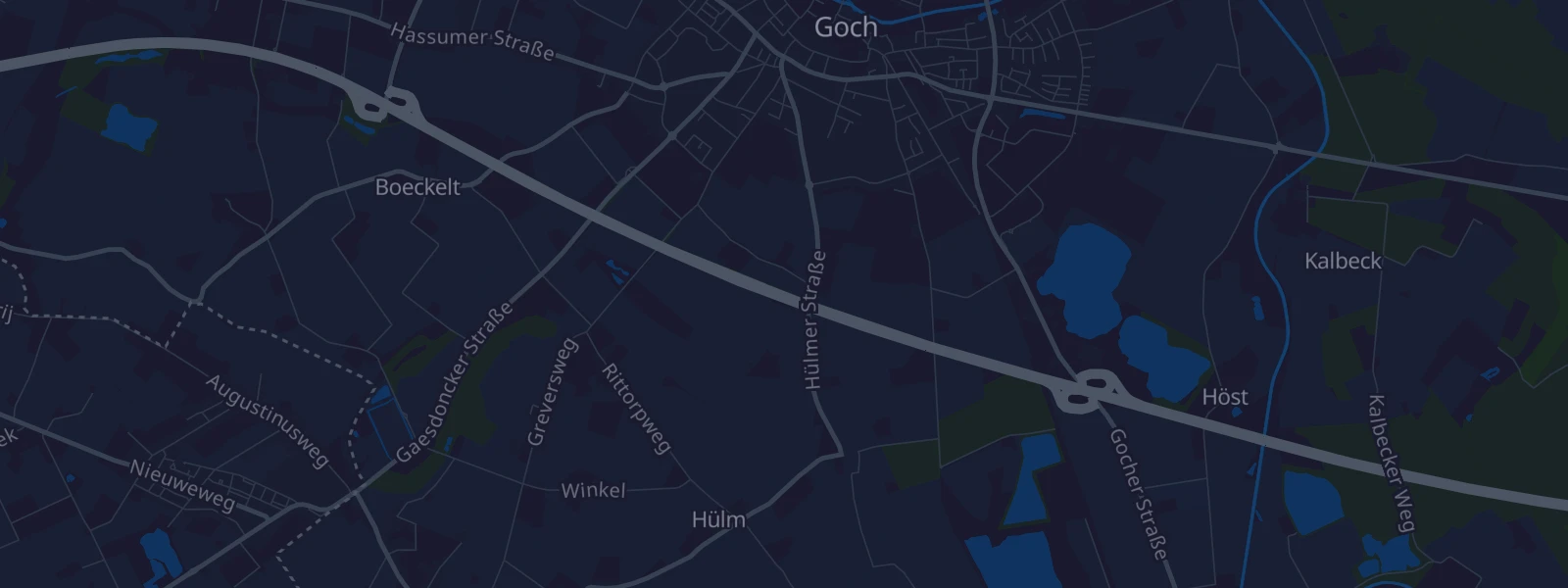 Karte von Goch