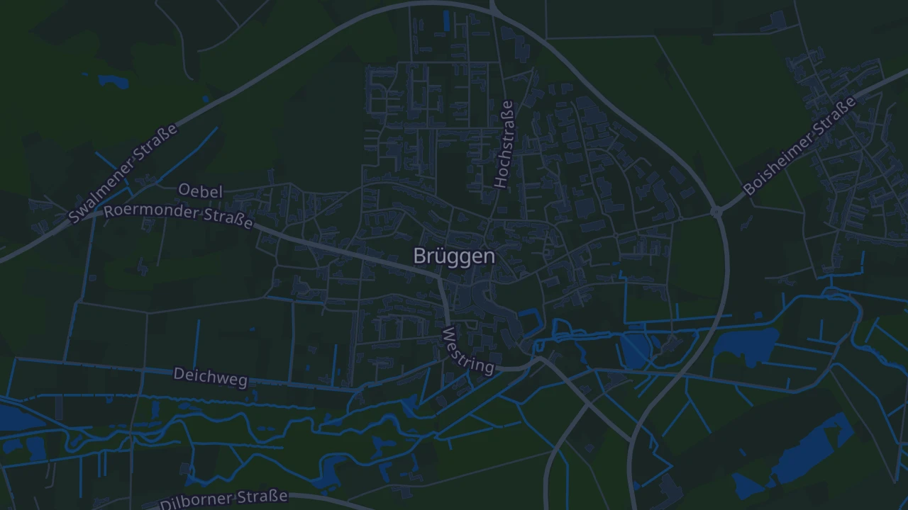 Karte von Brüggen