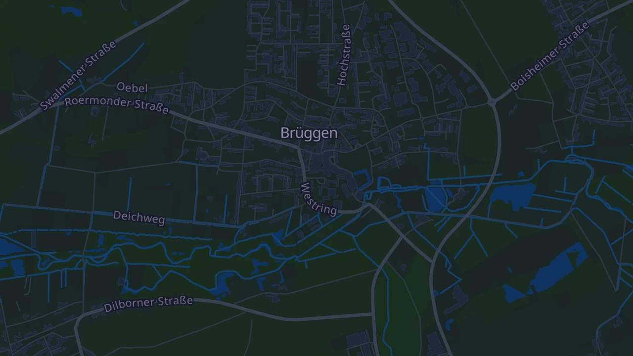 Karte von Brüggen