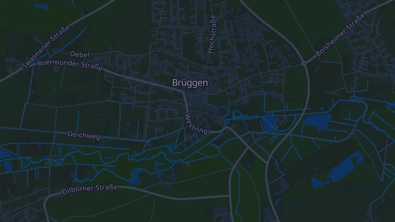 Karte von Brüggen
