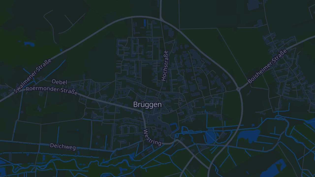 Karte von Brüggen