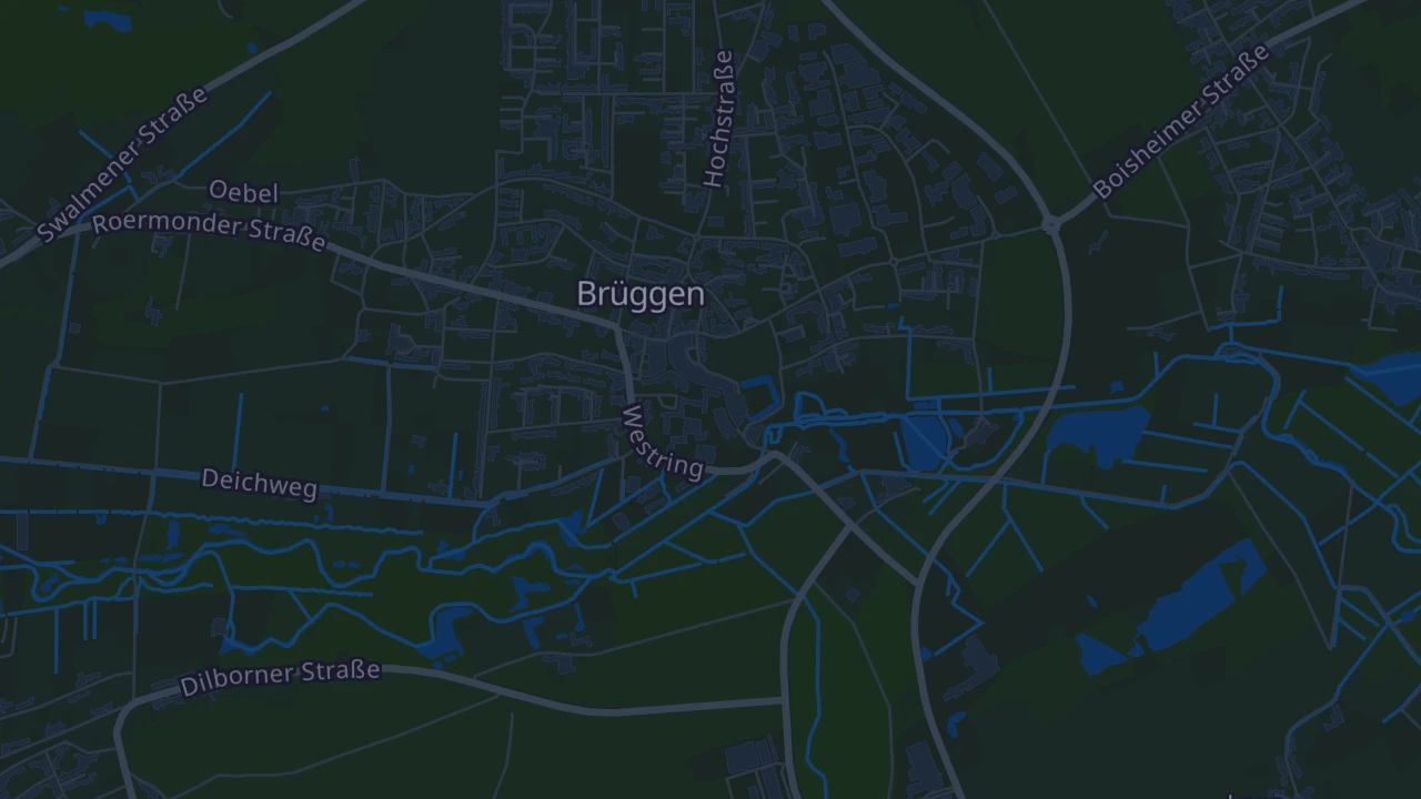Karte von Brüggen