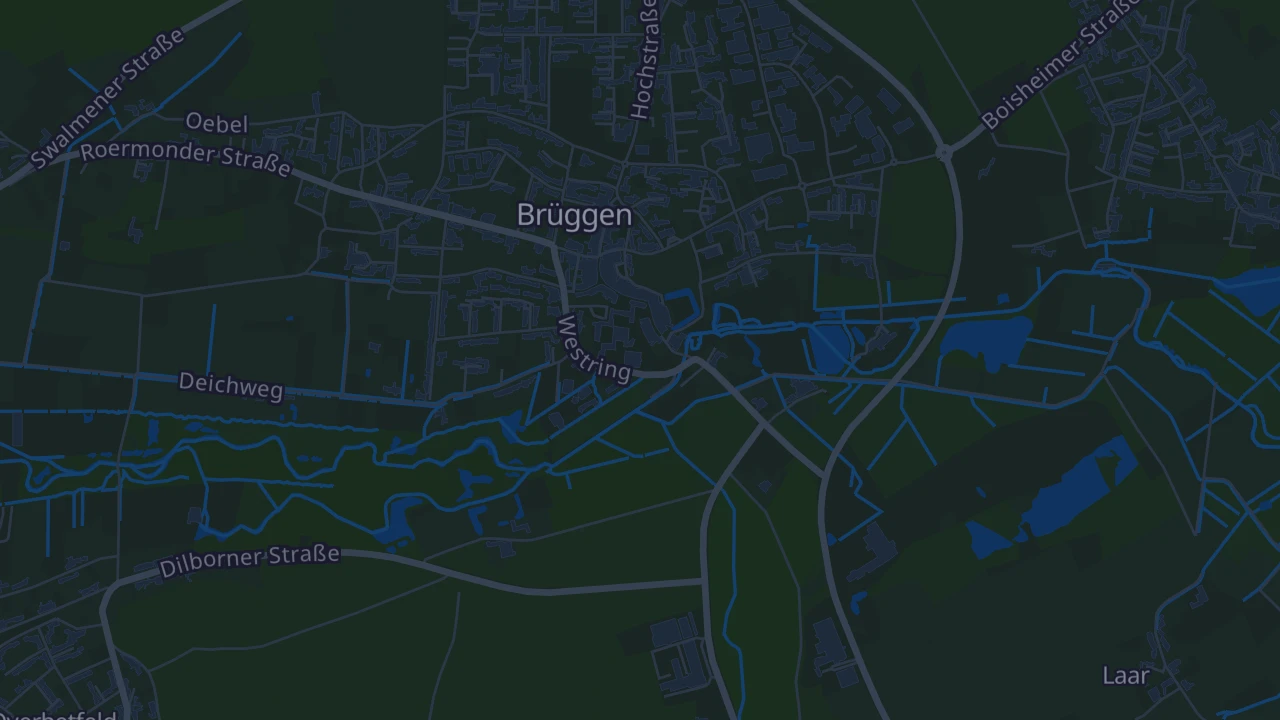 Karte von Brüggen