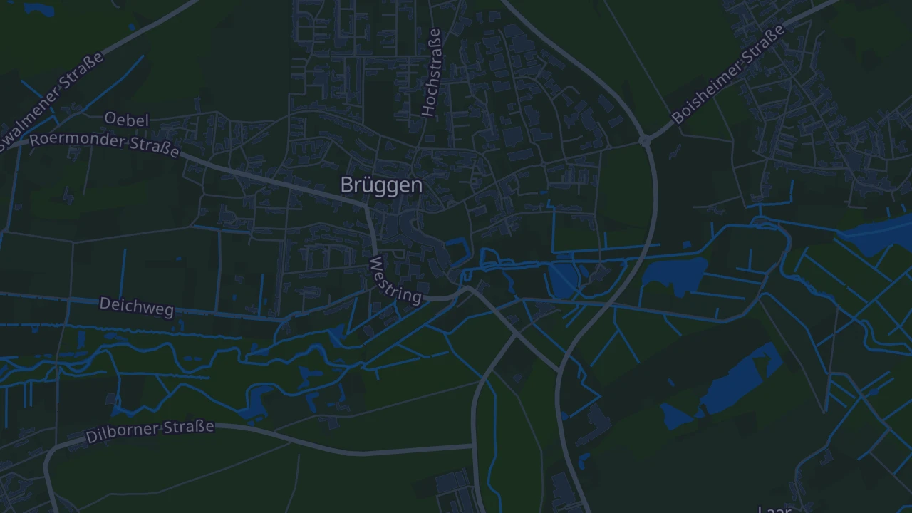 Karte von Brüggen