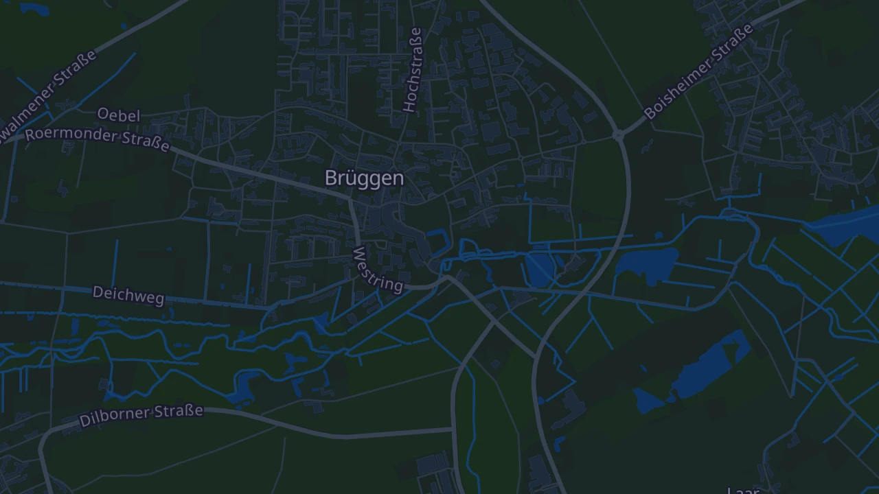 Karte von Brüggen