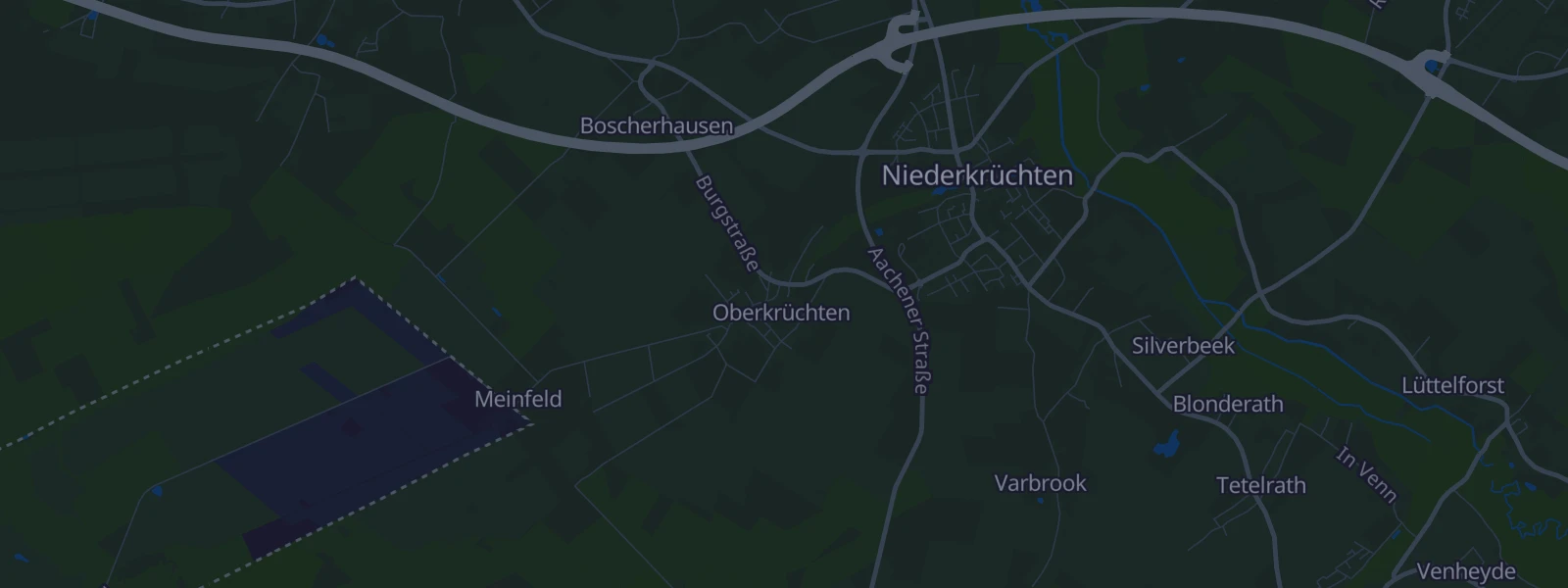 Karte von Niederkrüchten