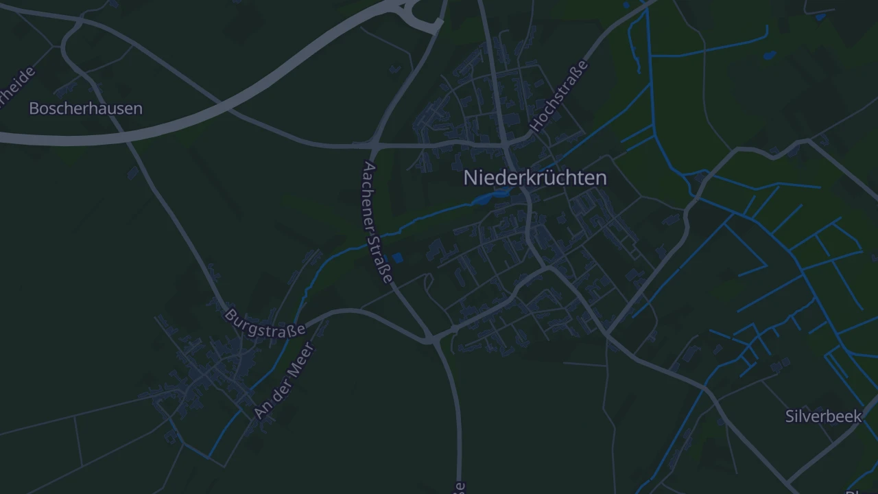 Karte von Niederkrüchten