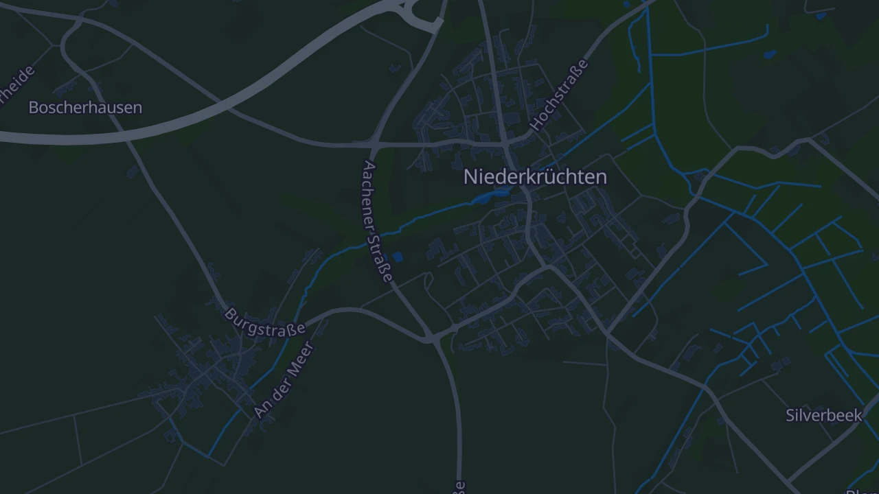 Karte von Niederkrüchten