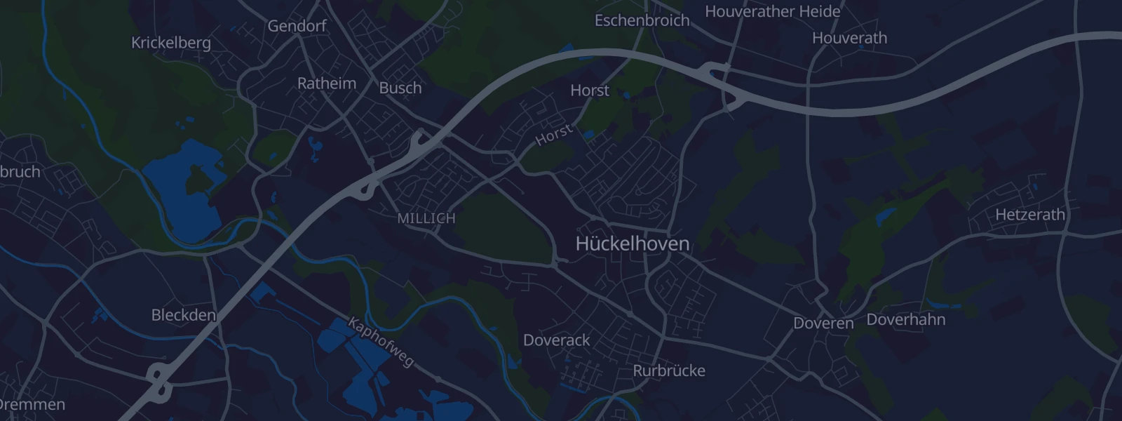 Karte von Hückelhoven
