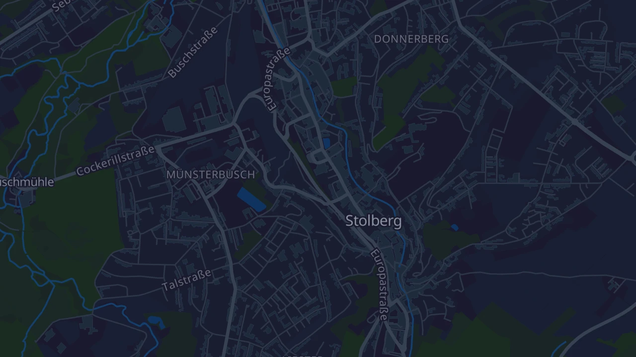 Karte von Stolberg