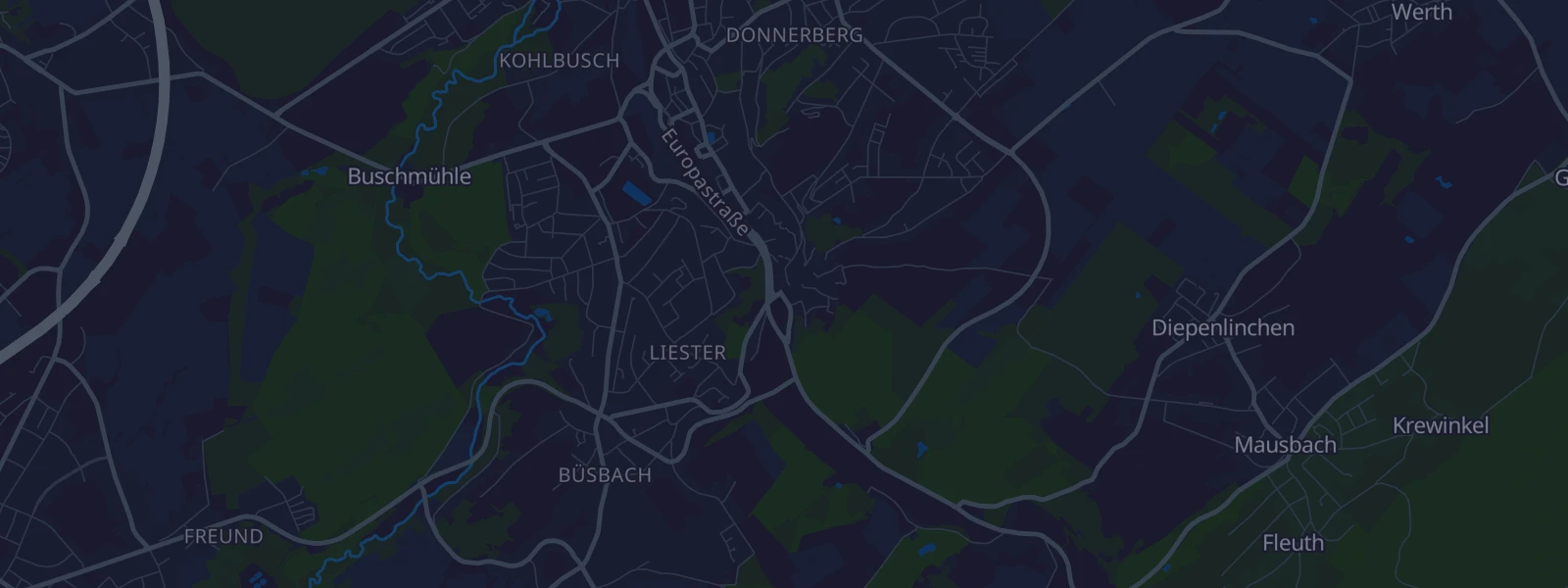 Karte von Stolberg Rhl.