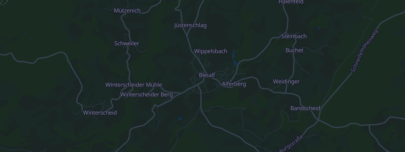 Karte von Bleialf