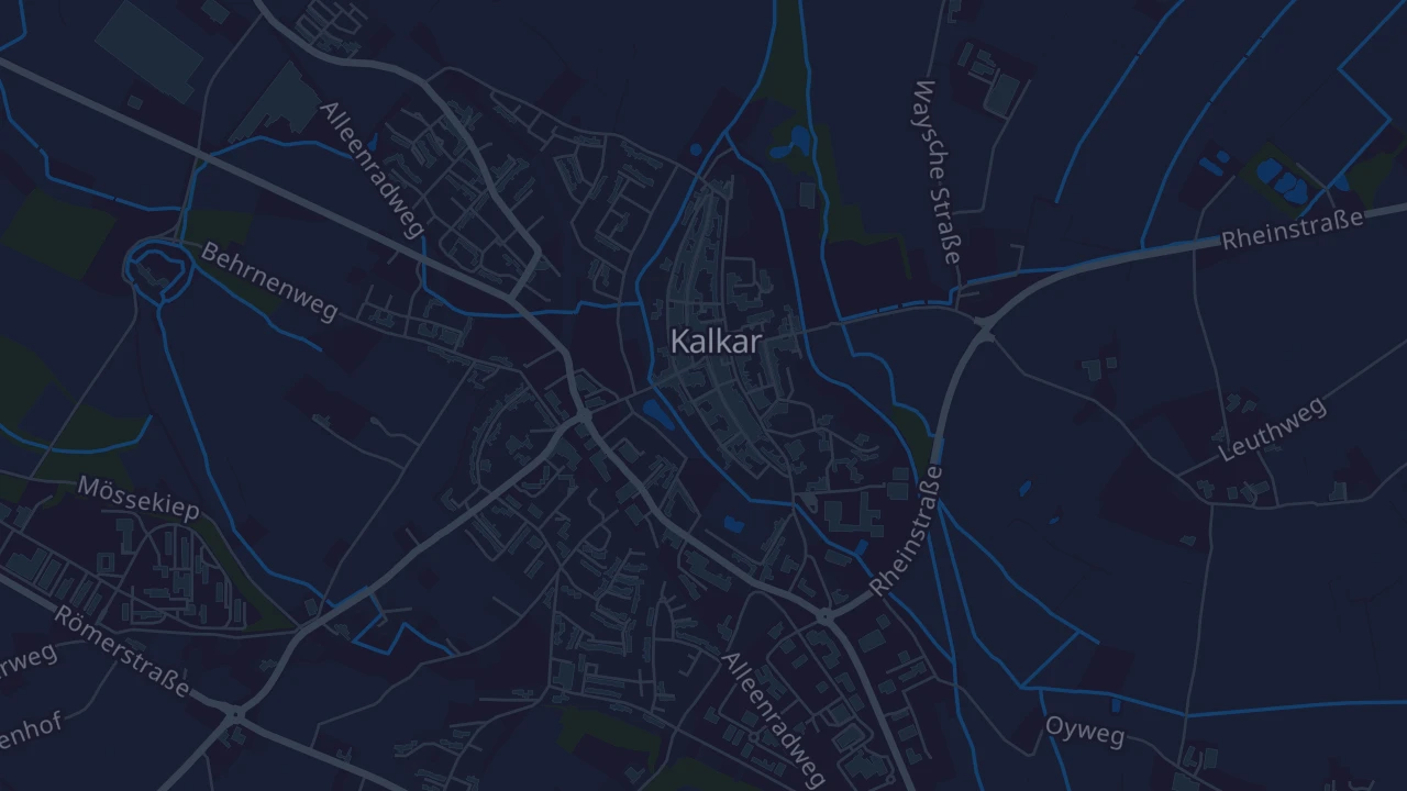 Karte von Kalkar