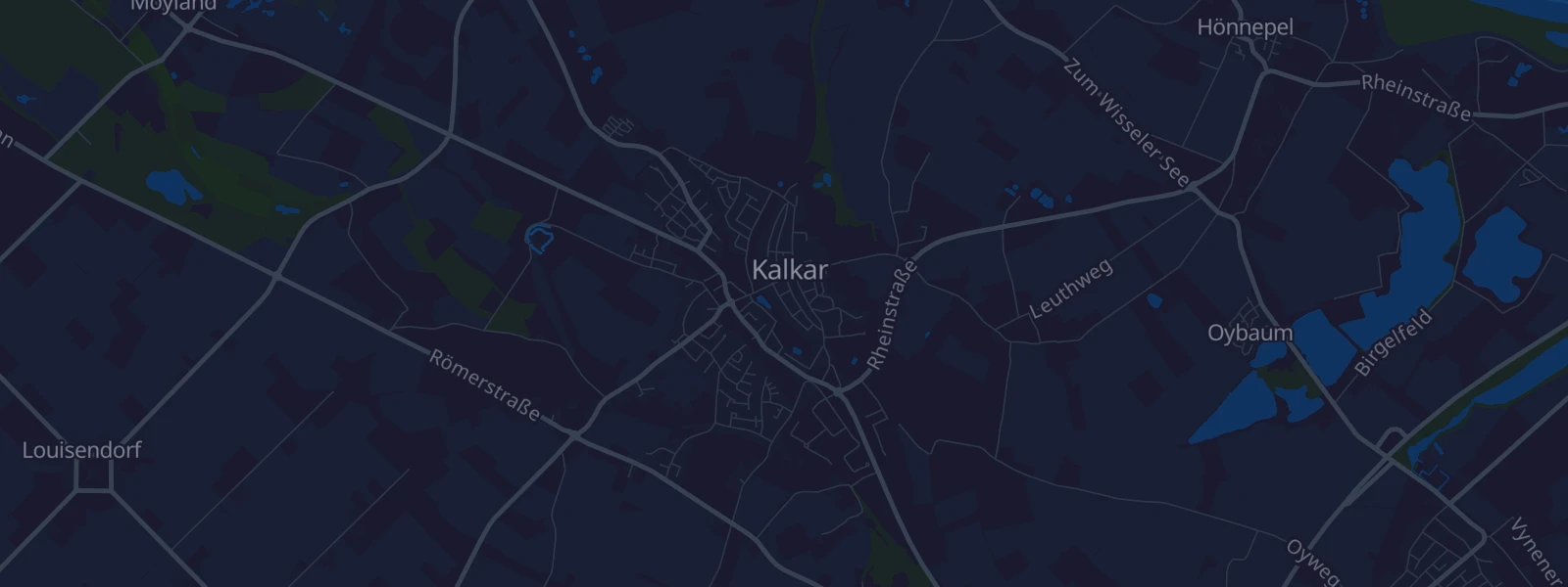 Karte von Kalkar