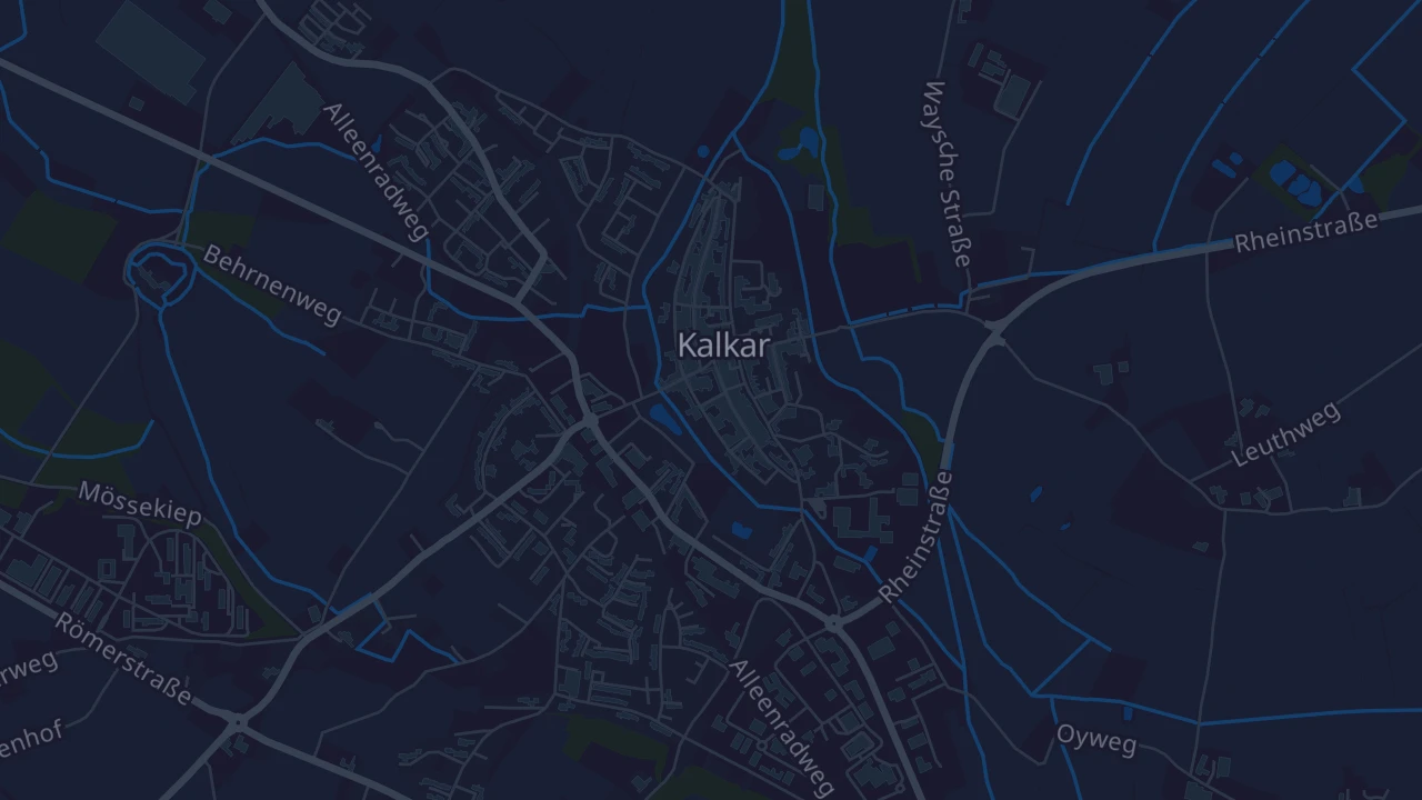 Karte von Kalkar