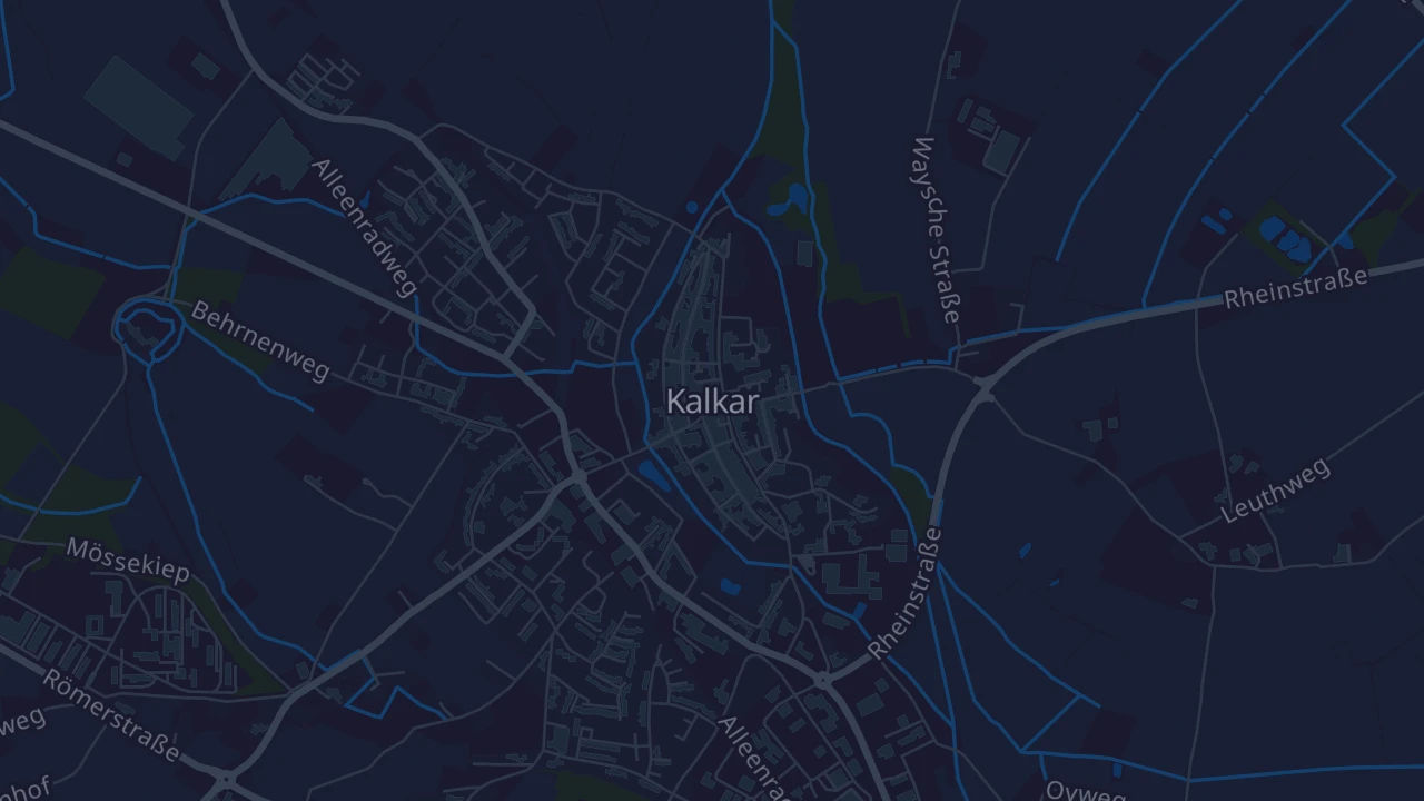Karte von Kalkar