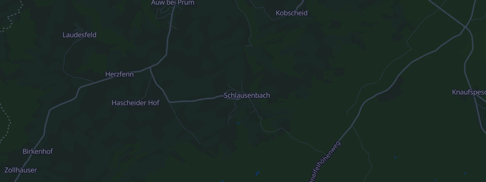 Karte von Auw bei Prüm