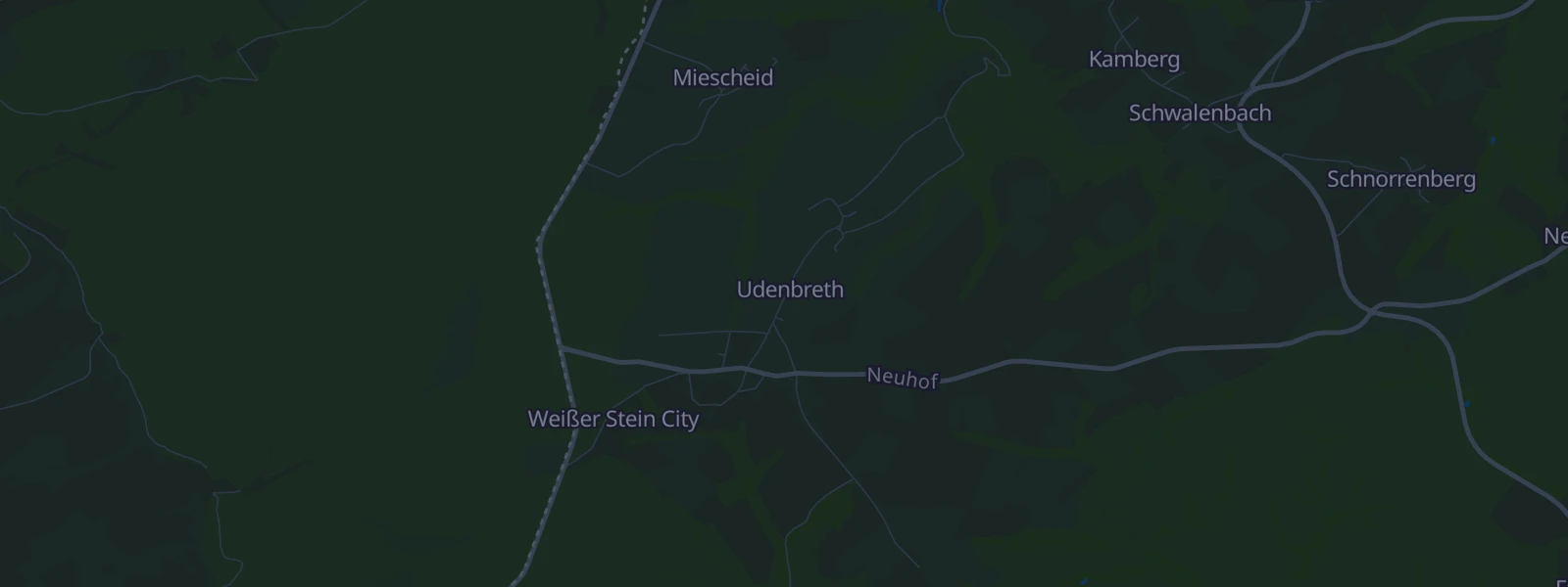 Karte von Hellenthal-Udenbreth