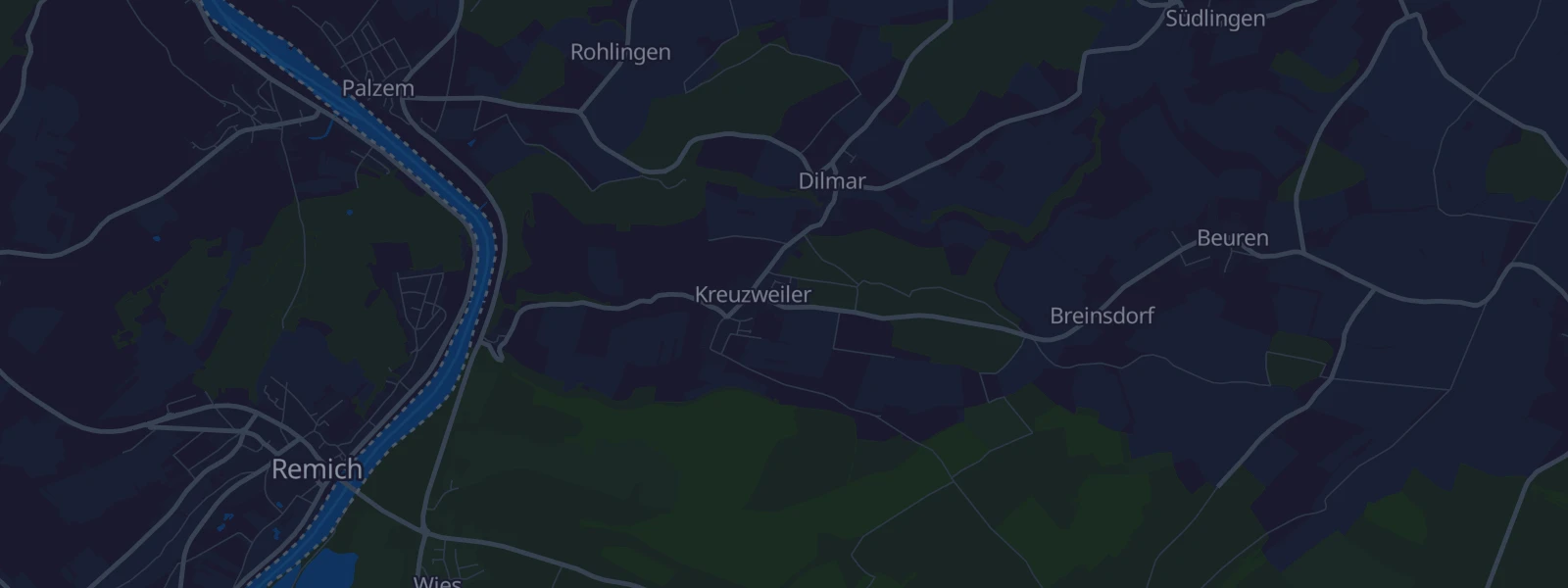 Karte von Palzem/Kreuzweiler