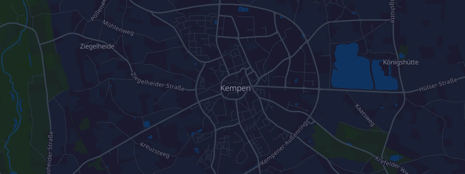 Karte von Kempen
