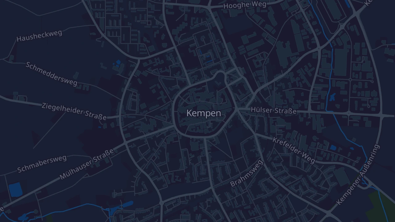 Karte von Kempen