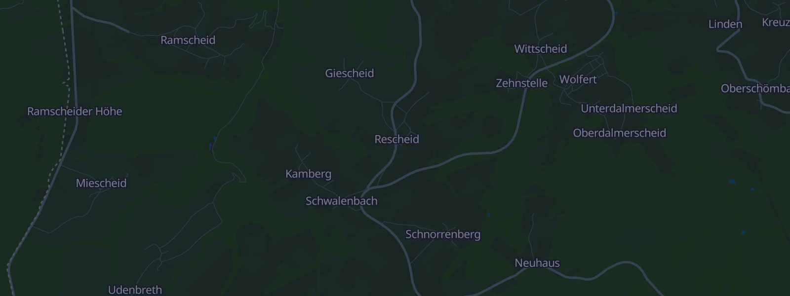 Karte von Hellenthal-Rescheid