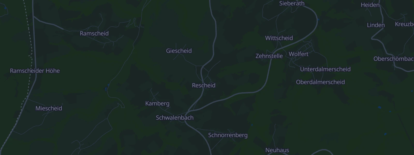 Karte von Hellenthal