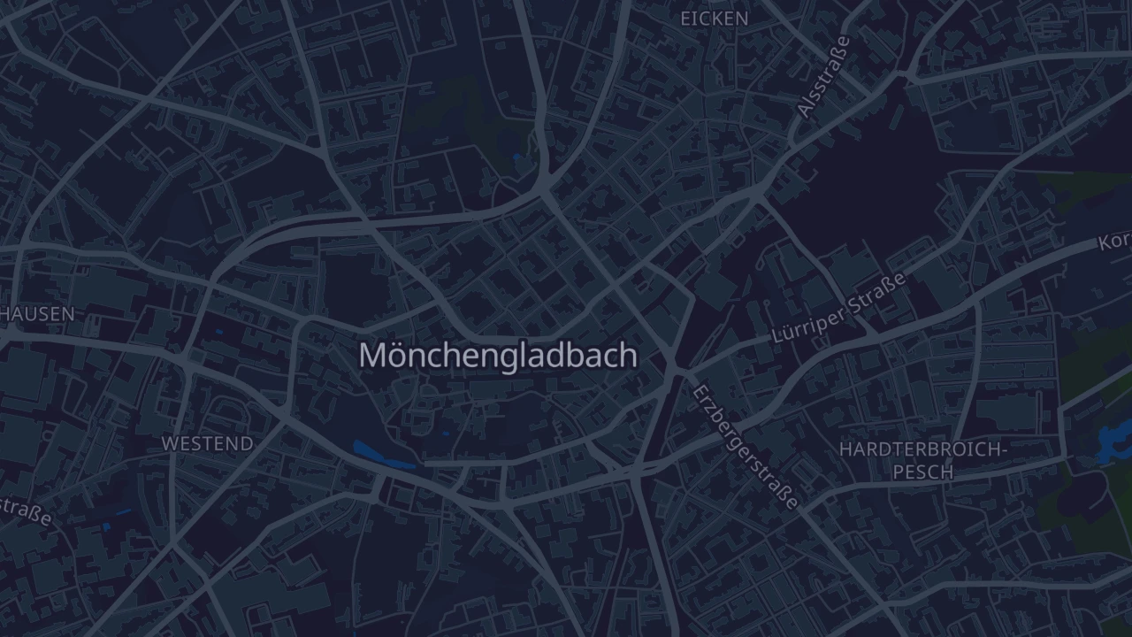 Karte von Mönchengladbach