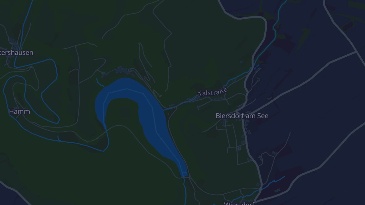 Karte von Biersdorf am See